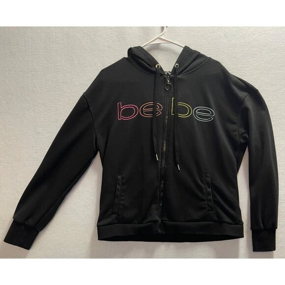 bebe Tops - Bebe Sport Women's Full-Zip Hoodie Sweatshirt Size XL